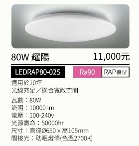 東芝TOSHIBA 80W耀陽