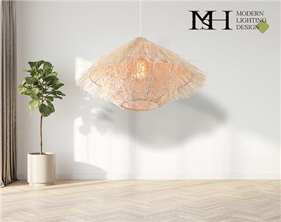 流蘇麻織  吊燈